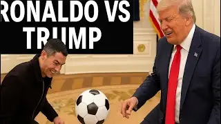 Trump and Ronaldo Play Football In The Oval Office | Trump Shares AI Video On Truth Social