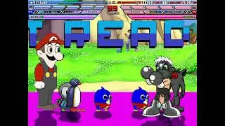 MUGEN Fight - Team Pingu vs. Team Stinko Man