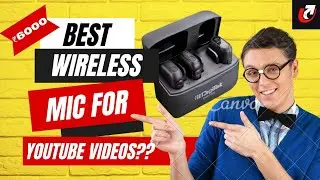 Best budget wireless bluetooth mic for mobile, dslr camera, gopro and insta360 | Digitek DWM 102 |