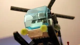 Полицейский вертолет Lego &mdash; Как построить воздушный патруль &mdash; Инструкции Bricksburgh.com