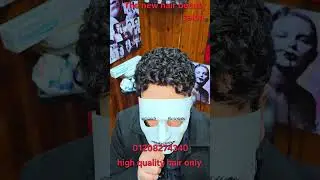 شوف خامة الباروكة الكيرلي الأصلية 01208274340 #hair #duet #haircut #hairstyle