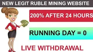 New Free Rubles Mining Site 2021 Live Widrawal | Earn Free Rubs | New MIning Site 2021