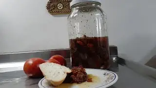 COMO FAZER TOMATES SECOS NO ÓLEO 🍅🥗🍕