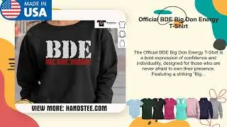 Official BDE Big Don Energy T-Shirt