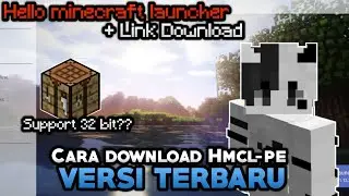 Cara download hmcl-pe versi terbaru | Hello Minecraft Launcher | Support 32 bit?? |