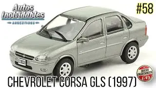 #58 Chevrolet Corsa GLS (1997) 1/43 - Autos Inolvidables Argentinos