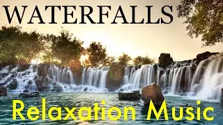 Waterfall music relaxation ambient sounds instrumental sleep music spa yoga massage peaceful nature