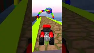 Real GT Tractor Stunts Driving - Impossible Mega Ramp - Android Gameplay