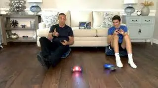 HyperSpin Rechargeable Remote Control Car with LED Lights on QVC