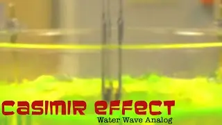 Casimir Effect - A Water Wave Analog
