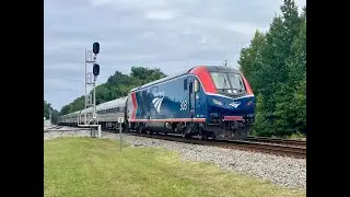 Amtrak, CSX & NS Action In Selma NC Featuring A Phase VI Charger, & Amtrak 301 9/17/2025