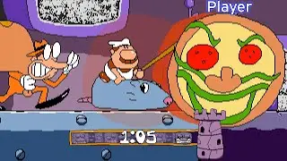 Can Pizzaface escape from the Crumbling Tower? [Pizza Tower mods Gameplay]