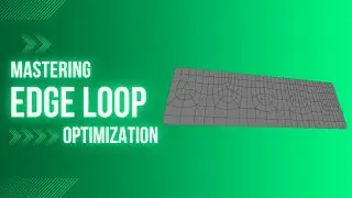 3D Modeling Simplified: Edge Loop Reduction in Action #maya #3d
