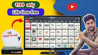 How to Connect Free Dish in Android Tv in Hindi || How to install free Dish Tv || Yt Jainth