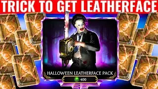 MK Mobile | Halloween Leatherface Pack | Trick To Get More Diamond Leatherface