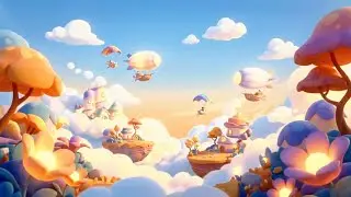 Cloudsoft Cove ☁️🫧 | Lo-Fi 528 Hz Cozy & Calm Skies 🌤️☁️🪂