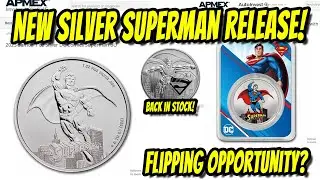 NEW DC Comics Superman Somoa 1 Oz Silver Coin Released!  Silver Flipping Opportunity?