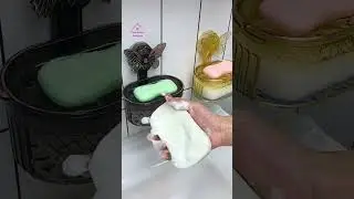 😍 The design of this soap dish is really convenient No need to drill holes for installation