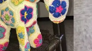 PONY CON FLORES AFRICANAS