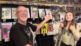 Ep 82 On The Hunt for CGC 9.8 Variant Hot Comics Unboxing 1 of 2 from Lostboy Comics Washington, NC!