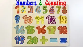 Learn Numbers Colors & Counting Puzzle | Preschool Learning Educational Video for Children