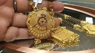 महिलाओं की मनपसंद jewelry design #Gold Mangalsutra design 22krt #india #jaipur #gold #unique #trend
