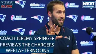 Special Teams coordinator Jeremy Springer previews the Patriots Wild Card game | WEEI Afternoons