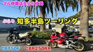 【CBR250RR】生しらす丼を求めて知多半島お散歩ツーリング【CB750F】