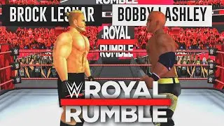 WR3D 2K22: Brock Lesnar vs Bobby Lashley Royal Rumble 2022! Prediction