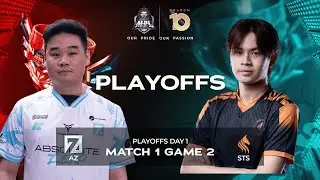 MPL SG S10 - PLAYOFFS - ABSOLUTE ZERO VS TEAM STALLIONS SG - MATCH 1 GAME 2