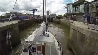 Entering South Dock Marina in 2014