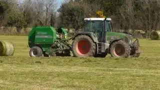 Silage 2013 - Baling In Early April (2)