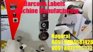 Barcode label die cutting machine low budget
