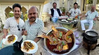 कोटा के प्रीतम दा ने शेयर की Laal Maas Recipe | Desi Style Cooking Laal Maas in Jaipur Pink City