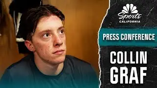 Sharks forward Collin Graf ready for first NHL home opener vs. Golden Knights | NBC Sports CA