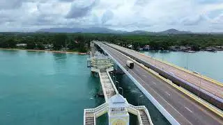 Sarasin Bridge | Stunning Aerial View of the Bridge Connecting Mainland Thailand to Phuket