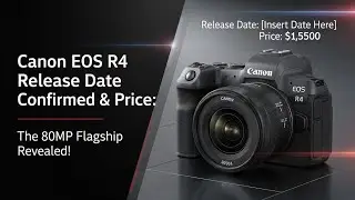 Canon EOS R4 Release Date Confirmed & Price: The 80MP Flagship Revealed!