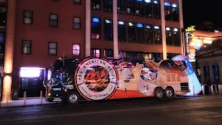 American Rebel Beer Christmas Party at Kid Rock&rsquo;s | Andy Ross Tour Bus + Giant Inflatable Can