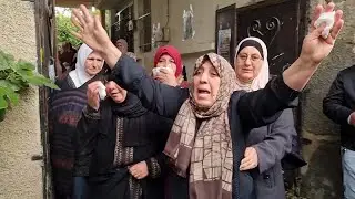 لوعة وبكاء في وداع الشهيدة إسراء خزيمية في بلدة قباطية