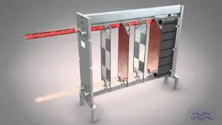 Alfa Laval hygienic liquid/liquid gasketed plate-and-frame heat exchanger