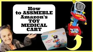 How to ASSMEBLE AMAZON TOY MEDICAL CART | Doctor Cart Playset w. Dress Up & Accessories | FAJIABAO