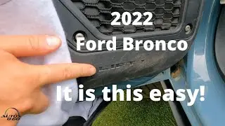 How fast can you take the doors off the 2022 Ford Bronco?