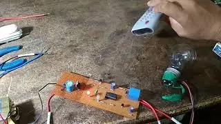 Remote control circuit for light and fan loads