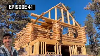 Handcrafted Haven: строительство трёхэтажного бревенчатого домика в одиночку при минусовых темпер...