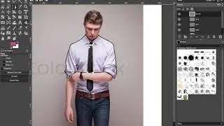 Fill a path in GIMP