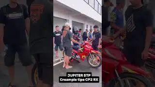 Merdu‼️ Suara Jupiter 5TP spek MP2 dengan Knalpot Creampie tipe CP2 RX Road Race