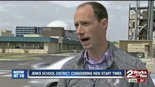 Jenks school district considering new start times