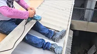 Material de construção fácil e barato para reparar telhas