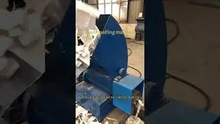 EPS EPE foam melting machine: crushing and hot melting for styrofoam recycling