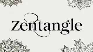 Zen tangle pattern series PART 1 || Easy patterns || Easy design.